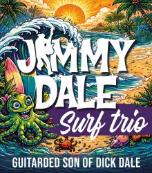 Jimmy Dale is de zoon van de legendarische Dick Dale (The King of the Surf Guitar) en speelt op onovertroffen manier de muziek van zijn vader. Dick Dale werd bekend in de jaren 60 en beleefde in de jaren 90 een ware revival door het gebruik van zijn nummer 